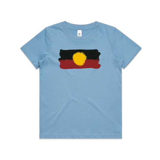 Kids Aboriginal Flag Tee — Adjadura Studio