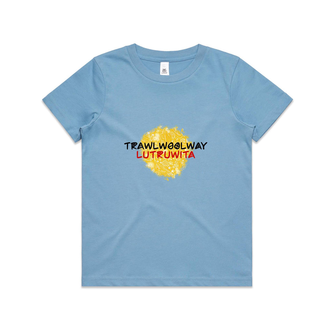 Kids Trawlwoolway lutruwita Tee - Adjadura Studio