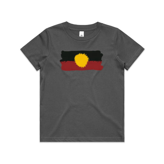 Kids Aboriginal Flag Tee — Adjadura Studio