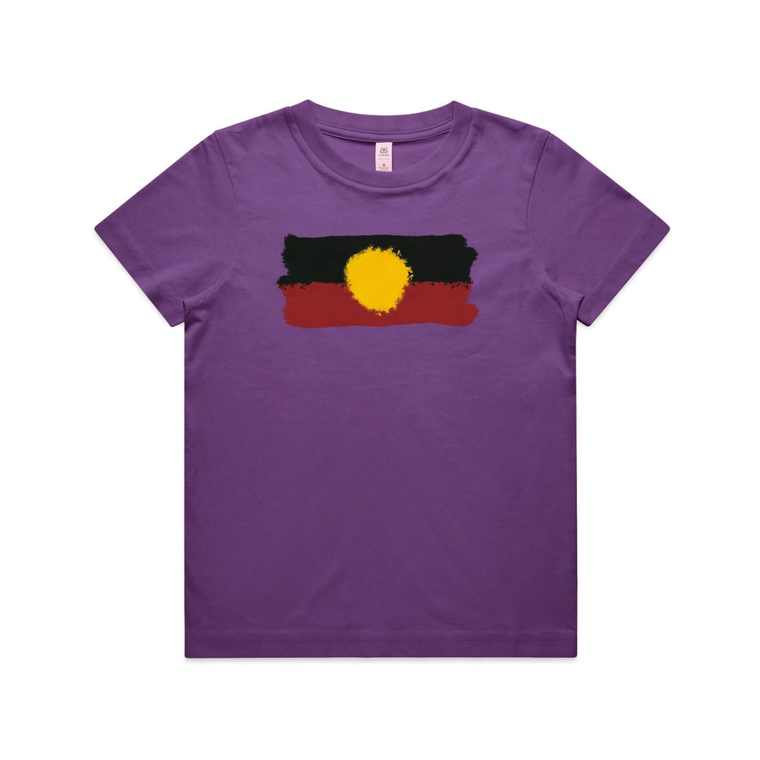 Kids Aboriginal Flag Tee — Adjadura Studio