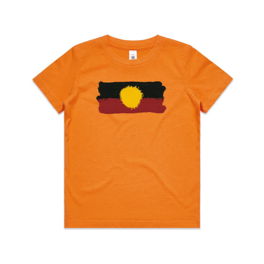 Kids Aboriginal Flag Tee — Adjadura Studio