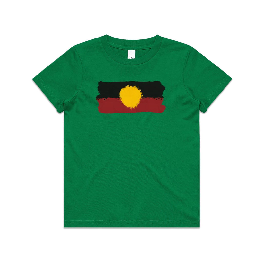 Kids Aboriginal Flag Tee — Adjadura Studio