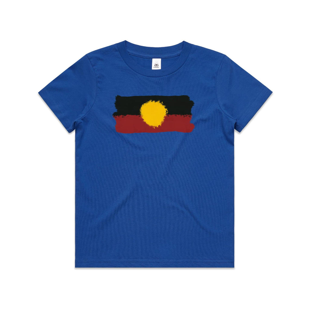 Kids Aboriginal Flag Tee — Adjadura Studio