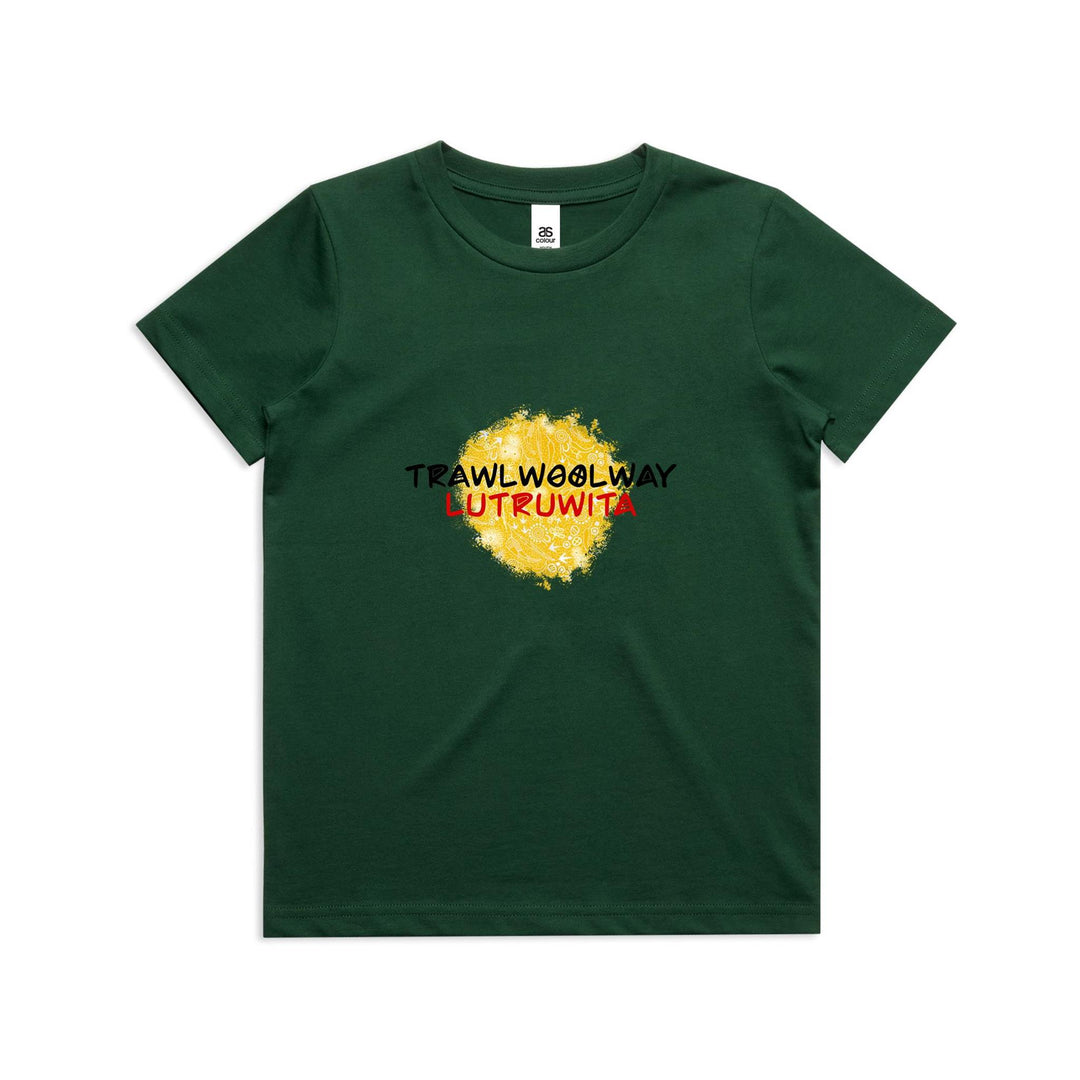Kids Trawlwoolway lutruwita Tee - Adjadura Studio