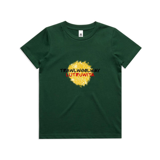 Kids Trawlwoolway lutruwita Tee - Adjadura Studio