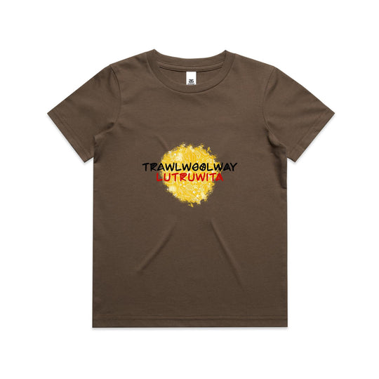 Kids Trawlwoolway lutruwita Tee - Adjadura Studio