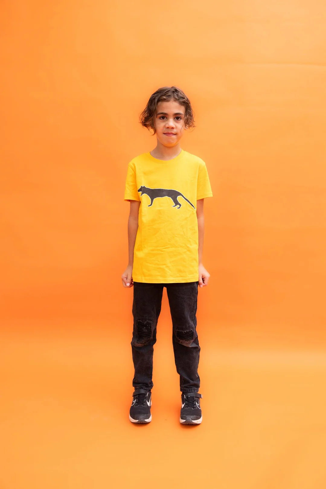 Kids Tassie Tiger AR Tee — Adjadura Studio