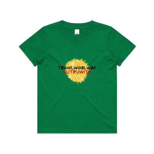 Kids Trawlwoolway lutruwita Tee - Adjadura Studio