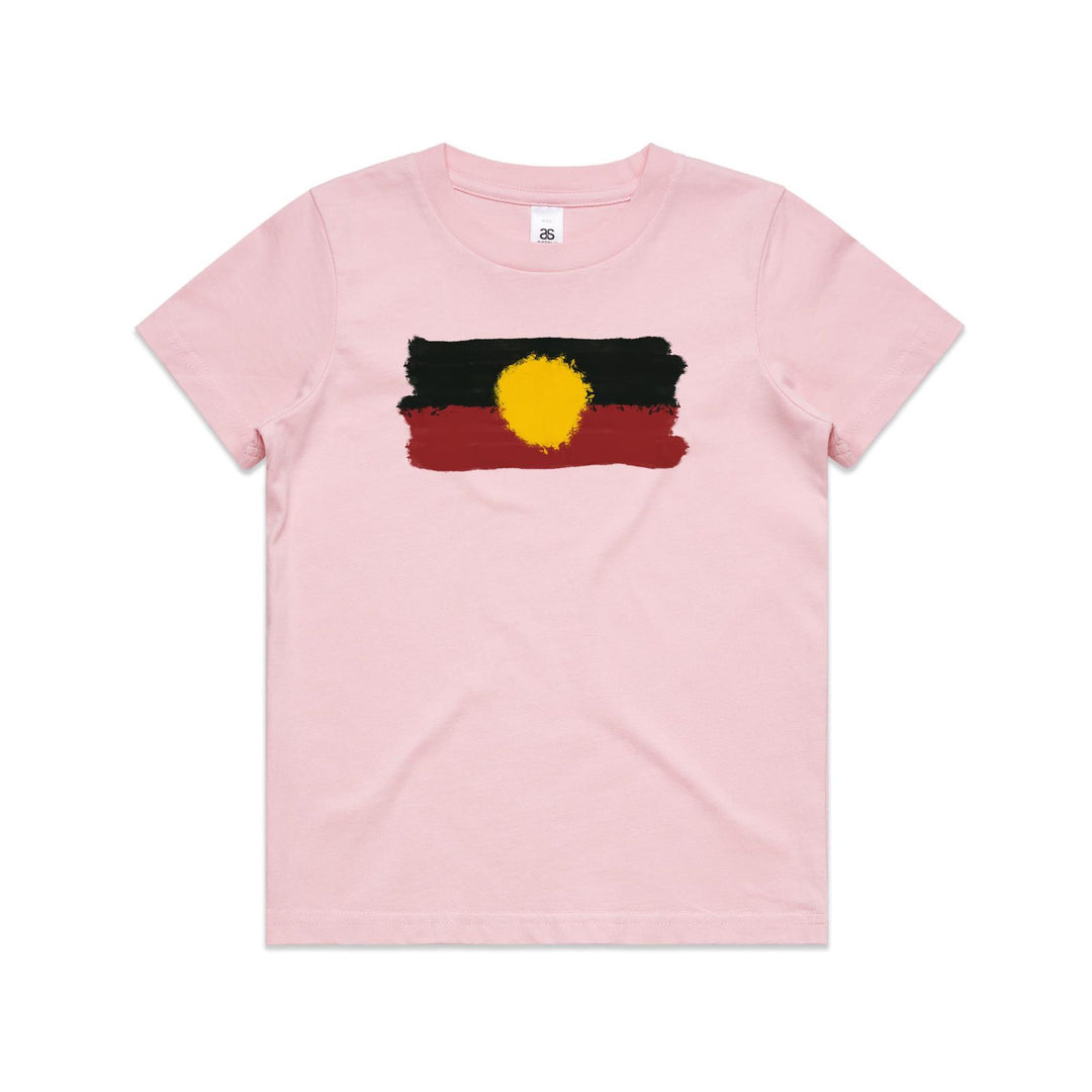 Kids Aboriginal Flag Tee — Adjadura Studio