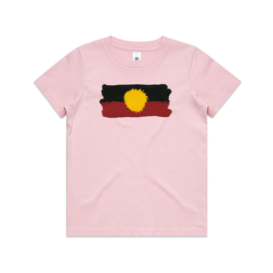 Kids Aboriginal Flag Tee — Adjadura Studio