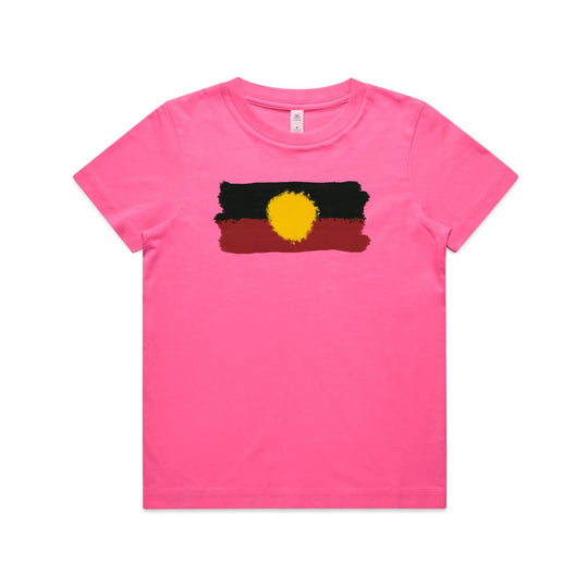 Kids Aboriginal Flag Tee — Adjadura Studio