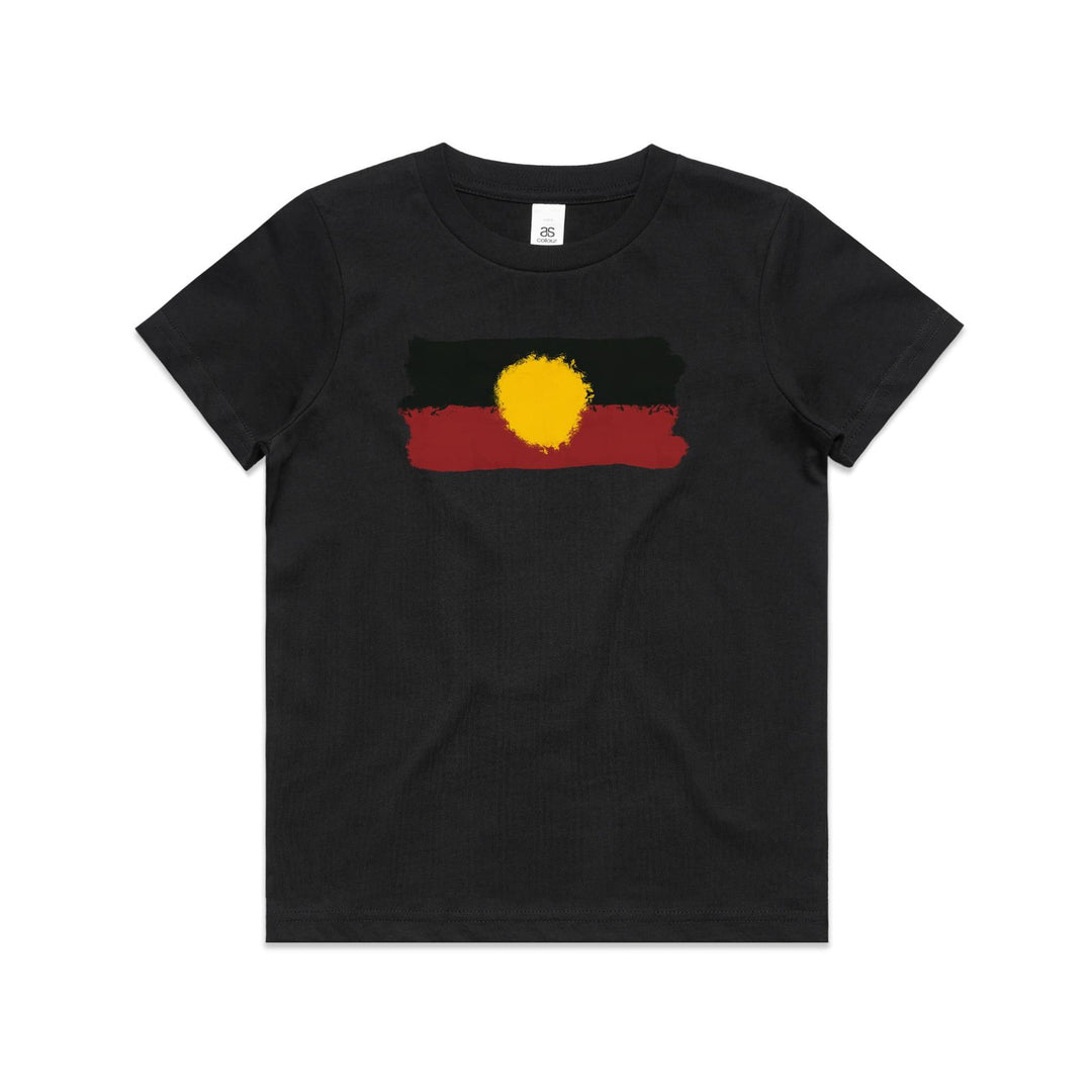 Kids Aboriginal Flag Tee — Adjadura Studio
