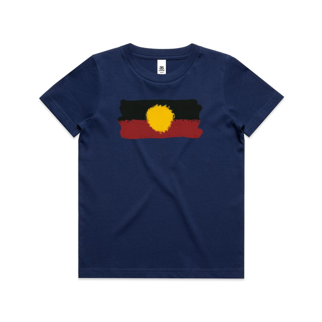 Kids Aboriginal Flag Tee — Adjadura Studio