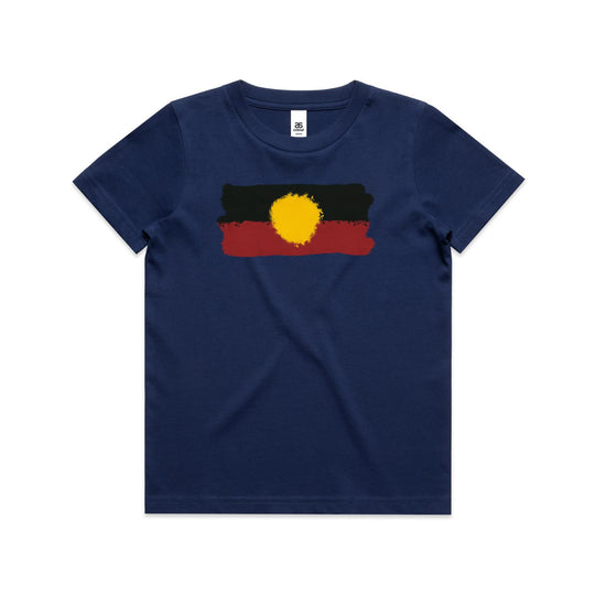 Kids Aboriginal Flag Tee — Adjadura Studio