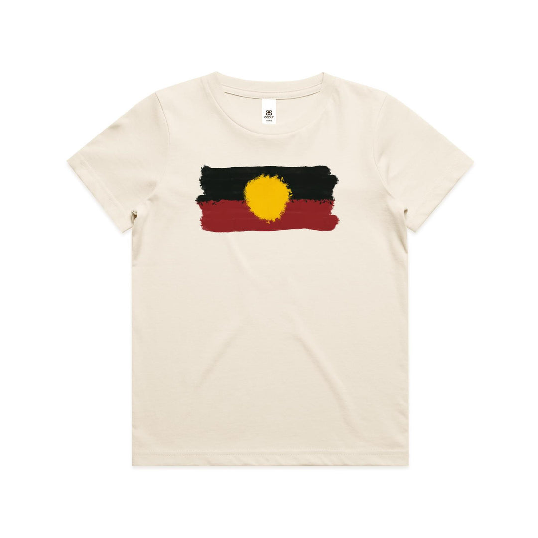 Kids Aboriginal Flag Tee — Adjadura Studio