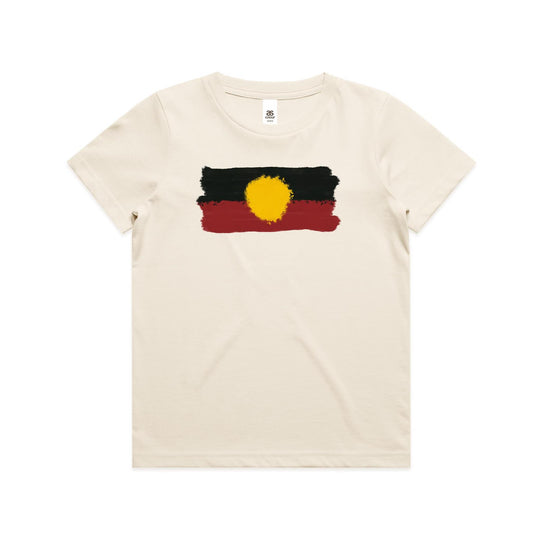 Kids Aboriginal Flag Tee — Adjadura Studio