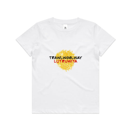 Kids Trawlwoolway lutruwita Tee - Adjadura Studio
