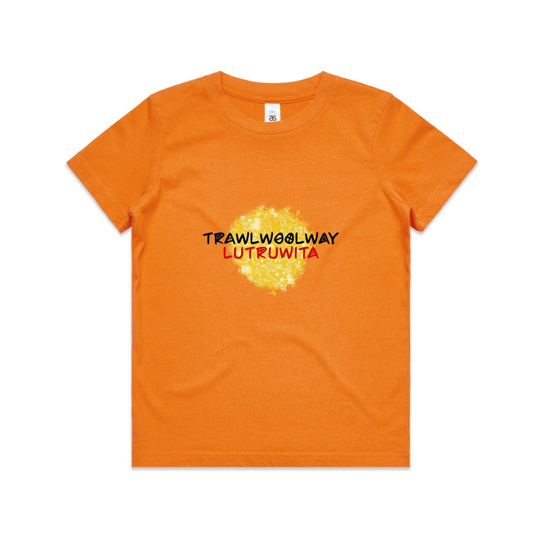 Kids Trawlwoolway lutruwita Tee - Adjadura Studio