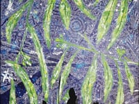 Karrawirra Parri AR Painting with augmented reality activated, displaying interactive cultural storytelling elements.