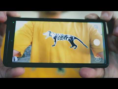 Kids Tassie Tiger AR Tee — Adjadura Studio